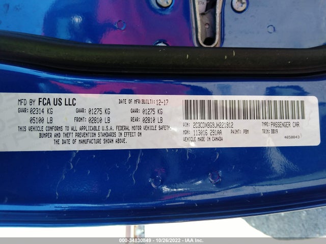 Dodge Charger Sxt 2018 2C3CDXBG9JH221912 Image 9
