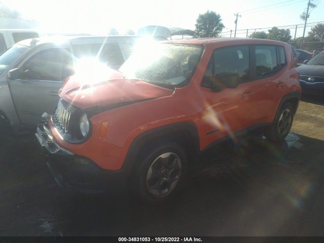 2016 JEEP RENEGADE SPORT VIN: ZACCJAAT4GPD11587