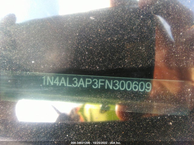 2015 NISSAN ALTIMA 2.5 VIN: 1N4AL3AP3FN300609