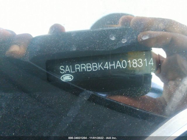 SALRRBBK4HA018314 Land Rover Discovery Hse