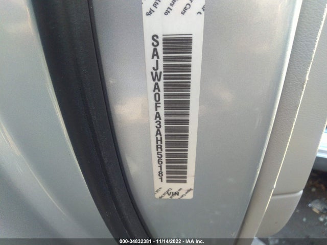 SAJWA0FA3AHR56181 Jaguar XF LUXURY