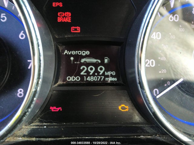2011 HYUNDAI SONATA SE VIN: 5NPEC4ABXBH216013