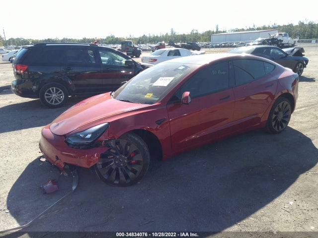 Tesla Model 3 Performance 2022 5YJ3E1EC7NF268026 Image 2