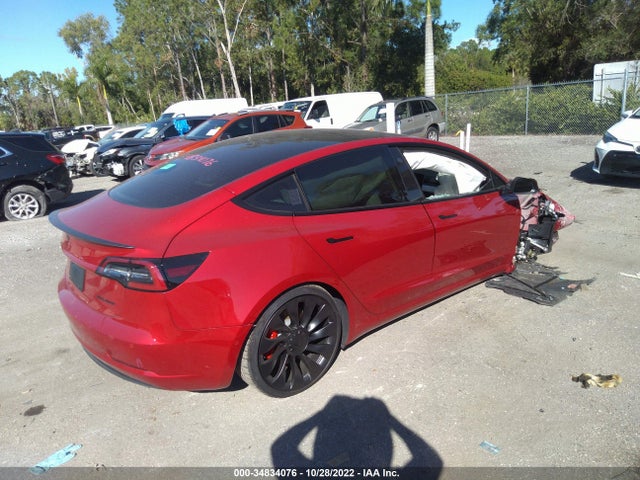 Tesla Model 3 Performance 2022 5YJ3E1EC7NF268026 Image 4