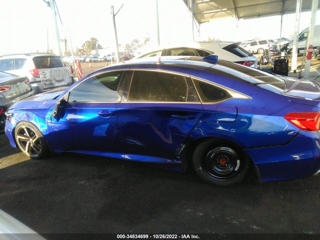 2018 HONDA ACCORD SEDAN SPORT 1.5T VIN: 1HGCV1F38JA137710