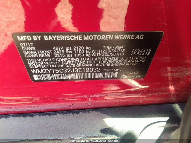 2018 Mini Countryman, VIN: WMZYT5C32J3E19032