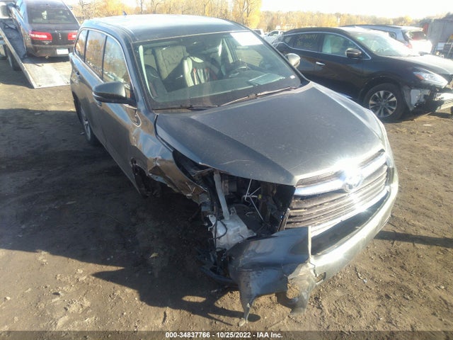 2016 Toyota Highlander, VIN: 5TDBKRFH0GS289540