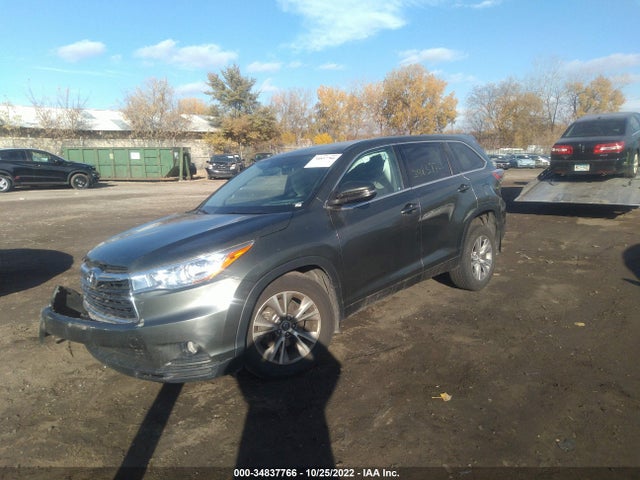 2016 Toyota Highlander, VIN: 5TDBKRFH0GS289540