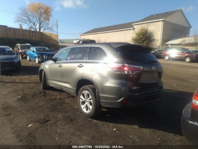 2016 Toyota Highlander, VIN: 5TDBKRFH0GS289540