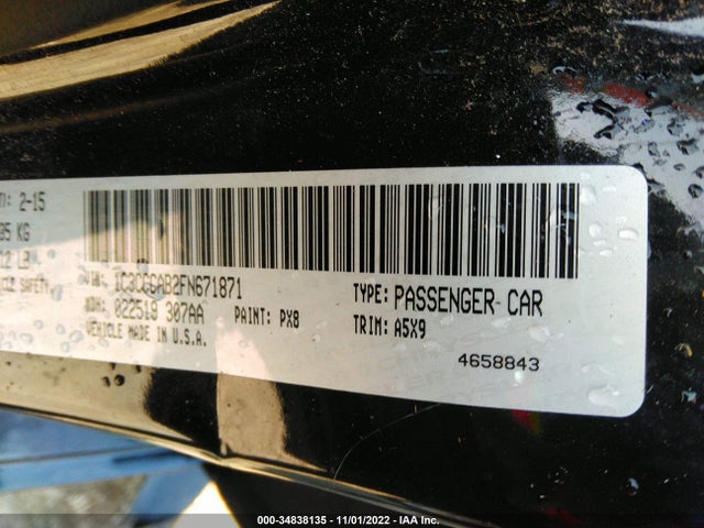 Chrysler 200 Limited 2015 1C3CCCAB2FN671871 Image 9
