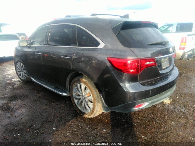 Acura Mdx Tech/entertainment Pkg 2014 5FRYD4H68EB501541 Image 3