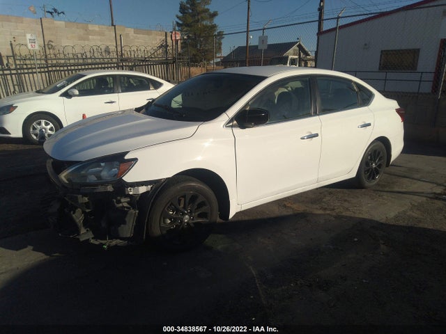 34838567 :رقم المزاد ، 3N1AB7AP9JY306630 vin ، 2018 Nissan Sentra S مزاد بيع