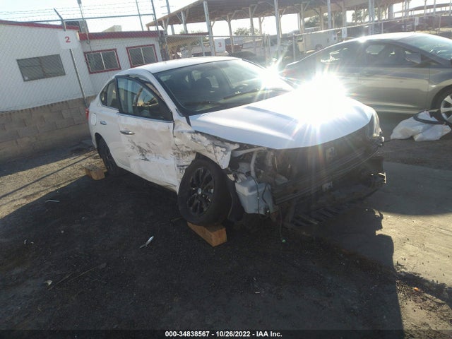 34838567 :رقم المزاد ، 3N1AB7AP9JY306630 vin ، 2018 Nissan Sentra S مزاد بيع