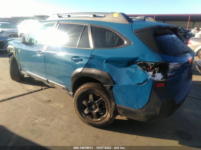 2022 SUBARU OUTBACK WILDERNESS VIN: 4S4BTGSD1N3124157