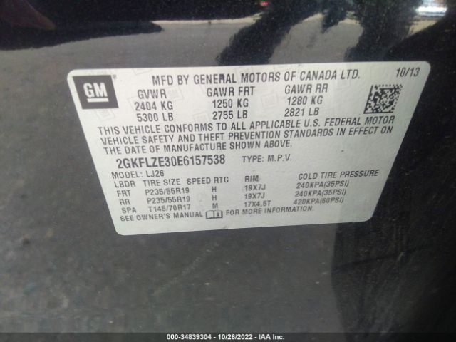 2GKFLZE30E6157538 GMC Terrain Denali