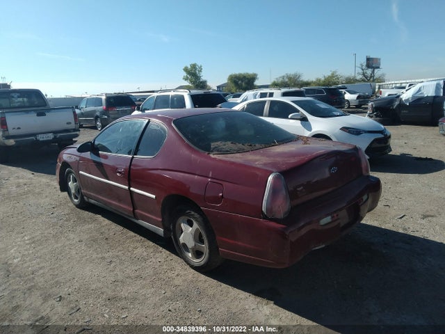 2005 CHEVROLET MONTE CARLO LS VIN: 2G1WW12E759190912