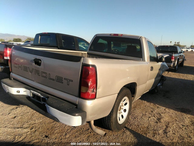 2006 CHEVROLET SILVERADO 1500 WORK TRUCK VIN: 1GCEC14X56Z128782
