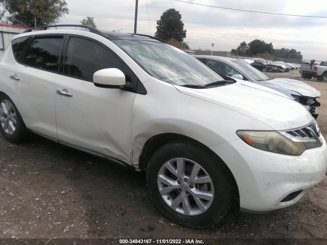 2011 NISSAN MURANO SL VIN: JN8AZ1MUXBW069568