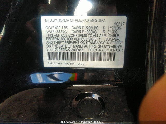 Acura ILX 2018 19UDE2F3XJA000066 Image 10