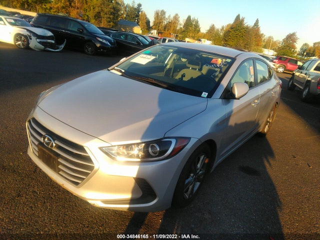 2018 HYUNDAI ELANTRA SEL VIN: 5NPD84LFXJH217318