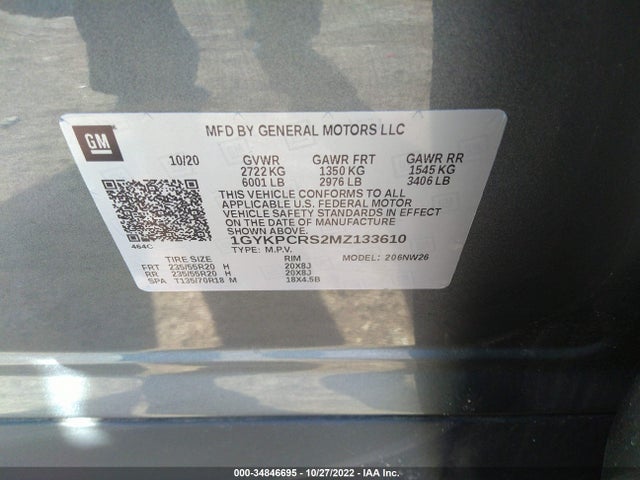 Cadillac Xt6 Premium Luxury 2021 1GYKPCRS2MZ133610 Image 11