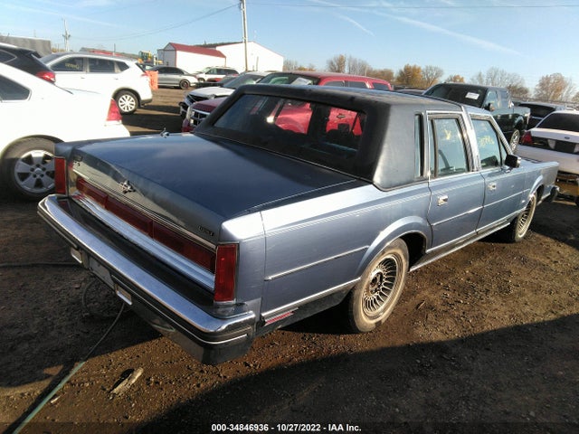 1984 LINCOLN TOWN CAR VIN: 1LNBP96F6EY681595