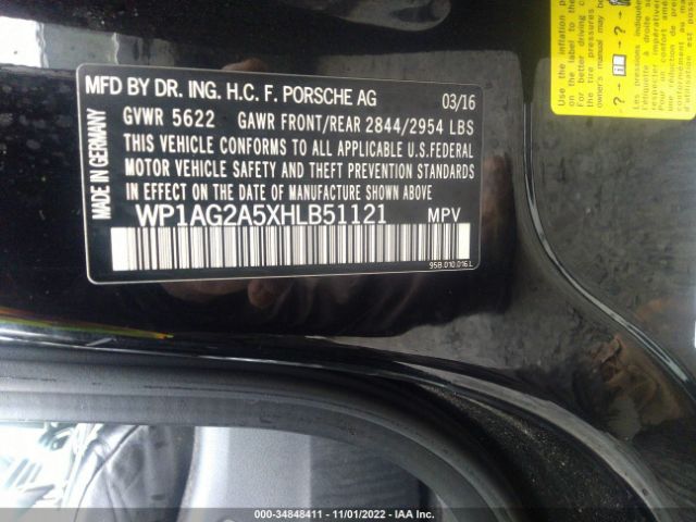 2017 PORSCHE MACAN WP1AG2A5XHLB51121 Photo 8