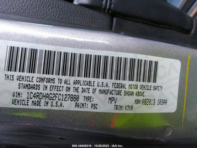Dodge Durango Sxt 2015 1C4RDHAG2FC127880 Image 9
