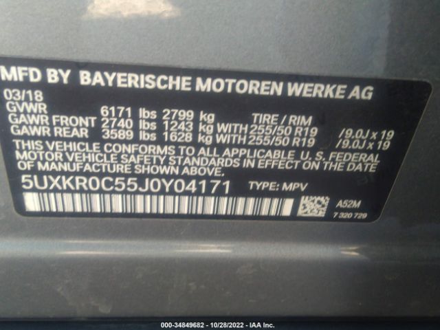 5UXKR0C55J0Y04171 BMW X5 Xdrive35i