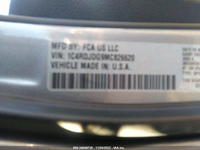 Dodge Durango 2021 1C4RDJDG9MC826620 Image 11