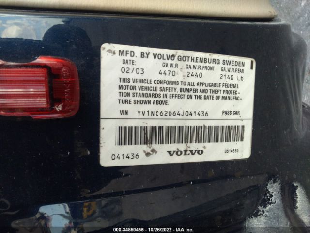YV1NC62D64J041436 Volvo C70
