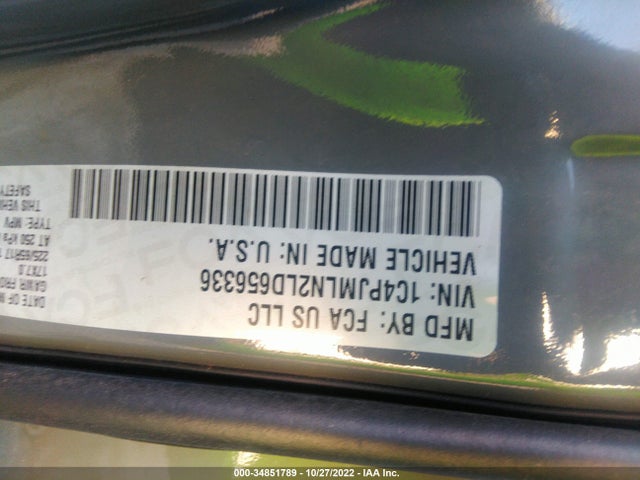 2020 Jeep Cherokee, VIN: 1C4PJMLN2LD656336