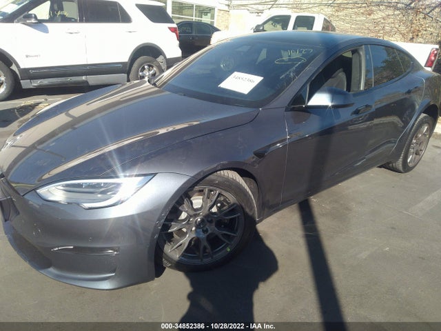 34852386 :رقم المزاد ، 5YJSA1E53MF452001 vin ، 2021 Tesla Model S Long Range مزاد بيع