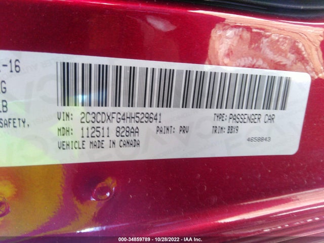 Dodge Charger Se 2017 2C3CDXFG4HH529641 Image 9