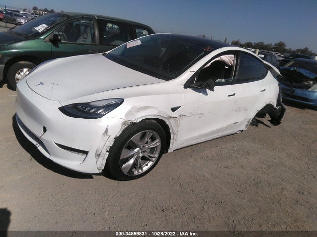 2021 TESLA MODEL Y LONG RANGE VIN: 5YJYGDEE4MF091372