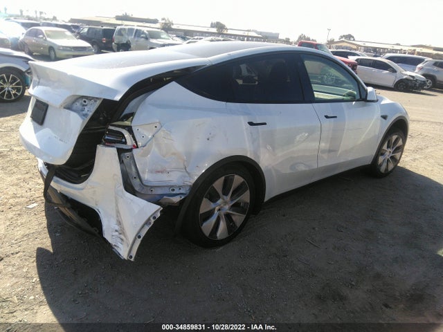2021 TESLA MODEL Y LONG RANGE VIN: 5YJYGDEE4MF091372