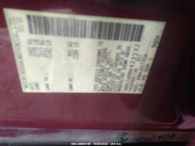 2011 NISSAN ALTIMA 2.5 S VIN: 1N4AL2AP0BN423532