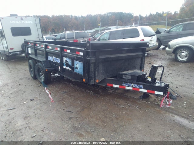 2021 LOAD TRAIL 16 FT DUMP TRAILER VIN: 4ZEDT1622M3214124