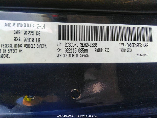 Dodge Charger Rt 2014 2C3CDXDT3EH242528 Image 9