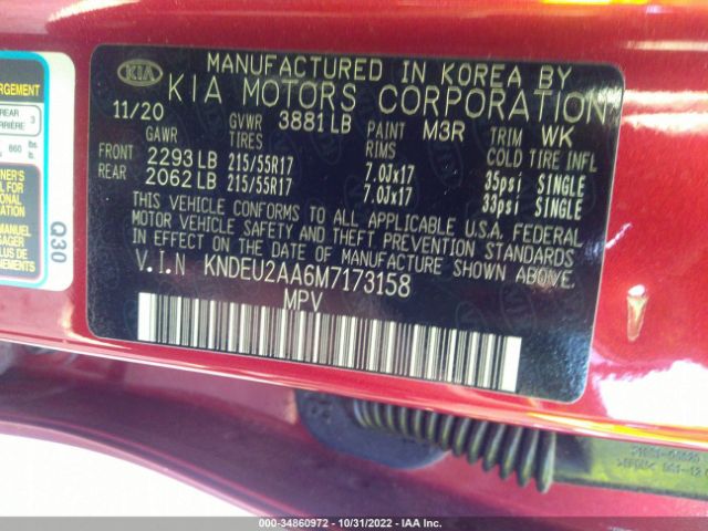KNDEU2AA6M7173158 KIA SELTOS S
