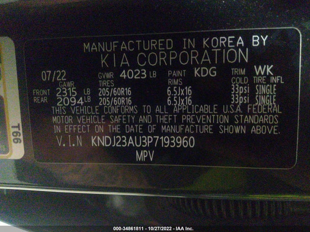KIA SOUL LX 2023 KNDJ23AU3P7193960 Image 9