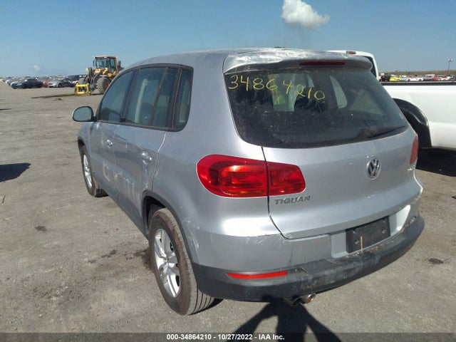 2014 VOLKSWAGEN TIGUAN S VIN: WVGAV3AX3EW602037