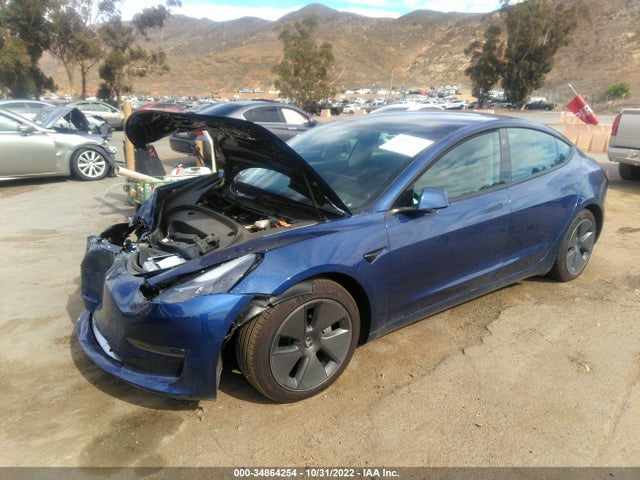 Tesla Model 3 Long Range 2021 5YJ3E1EBXMF003607 Image 2