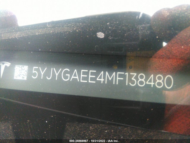 Tesla Model Y 2021 5YJYGAEE4MF138480 Image 9