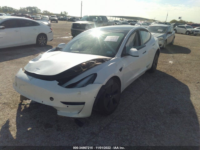 Tesla MODEL 3 2021 5YJ3E1EA2MF853707 Image 2