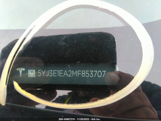 Tesla MODEL 3 2021 5YJ3E1EA2MF853707 Image 13