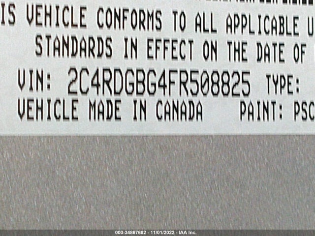 Dodge Grand Caravan Se 2015 2C4RDGBG4FR508825 Image 9