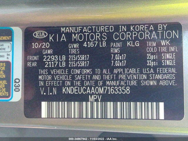 2021 Kia Seltos, VIN: KNDEUCAA0M7163358