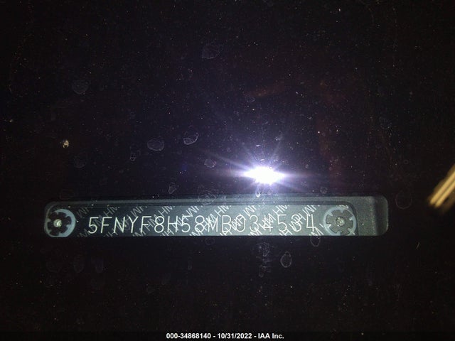 2021 Honda Passport, VIN: 5FNYF8H58MB034534