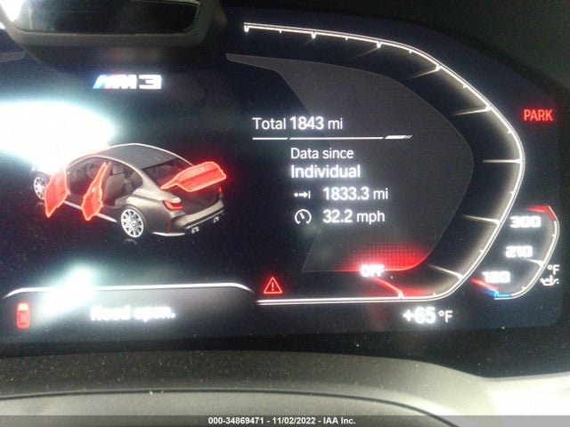 2022 BMW M3, VIN: WBS43AY08NFN21855